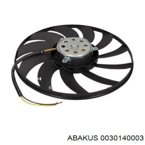 003-014-0003 Abakus ventilador (rodete +motor refrigeración del motor con electromotor, izquierdo)