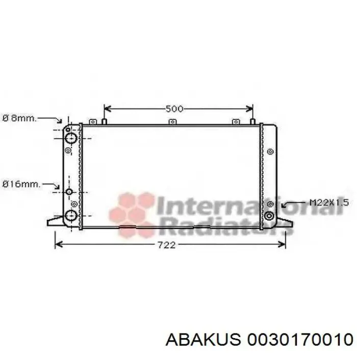 Comprar 1307084 Polcar Radiador de auto