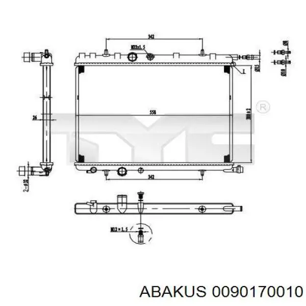 Comprar 9637040680 Peugeot/Citroen Radiador de auto
