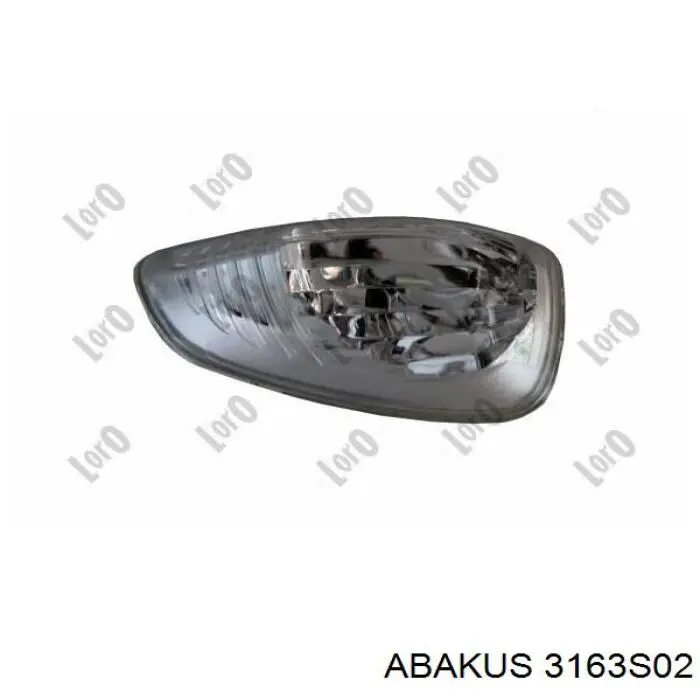 3163S02 Abakus luz intermitente de retrovisor exterior derecho