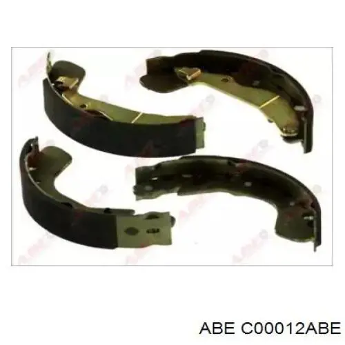 Zapatas de freno traseras ABE C00012ABE