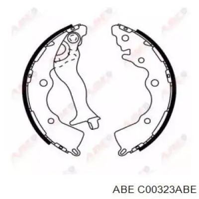 Zapatas de freno traseras ABE C00323ABE