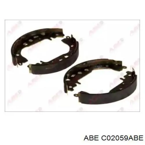 Zapatas de freno traseras ABE C02059ABE