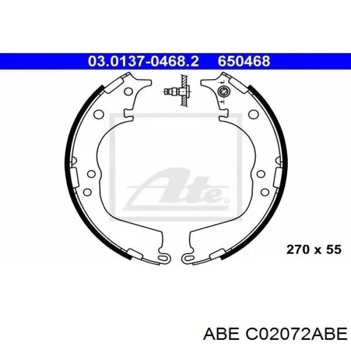 Comprar C02072ABE ABE Zapatas de freno