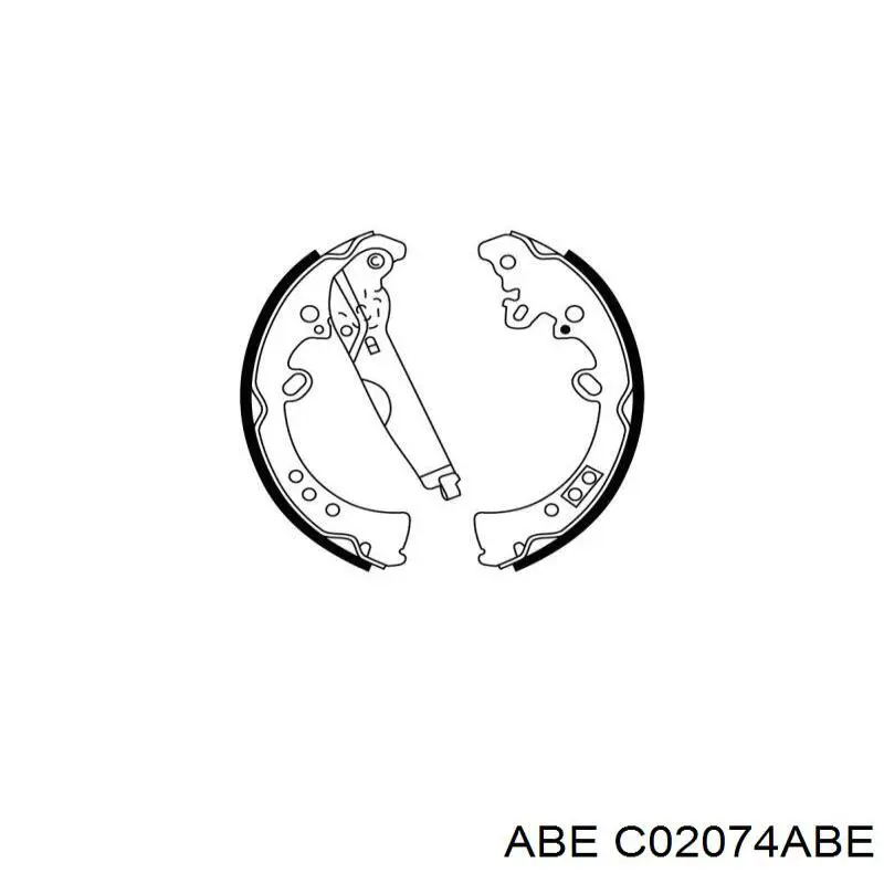 Comprar C02074ABE ABE Zapatas de freno