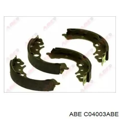 Zapatas de freno traseras ABE C04003ABE