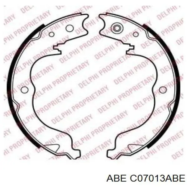 Comprar C07013ABE ABE Juego de zapatas de frenos, freno de estacionamiento
