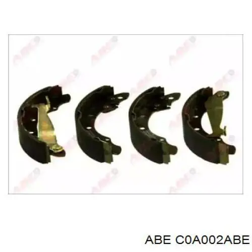 Zapatas de freno traseras ABE C0A002ABE