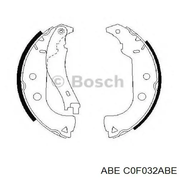 Zapatas de freno traseras ABE C0F032ABE