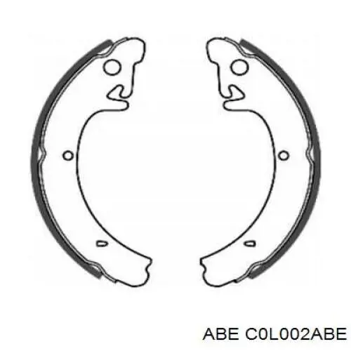 C0L002ABE ABE cilindro de freno de rueda trasero