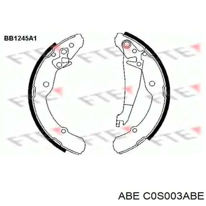 Comprar C0S003ABE ABE Zapatas de freno
