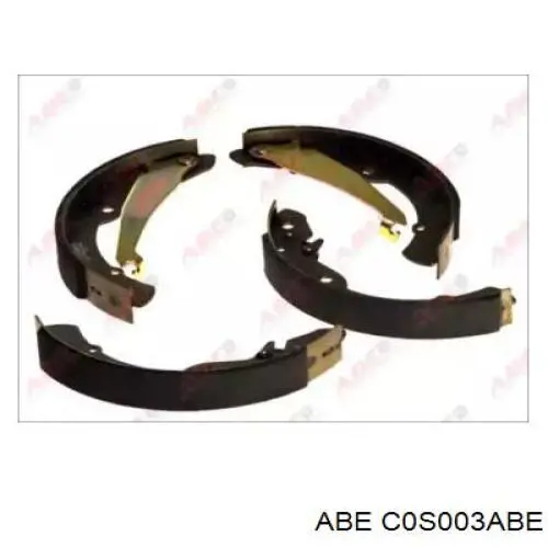 Zapatas de freno traseras ABE C0S003ABE