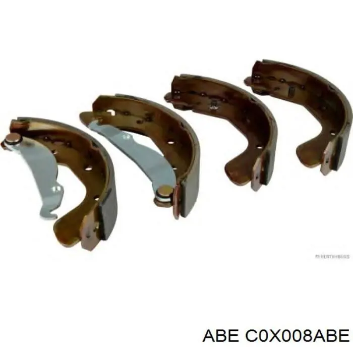 Zapatas de freno traseras ABE C0X008ABE