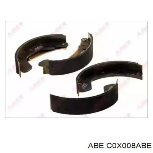 C0X008ABE ABE Zapatas de freno de tambor traseras