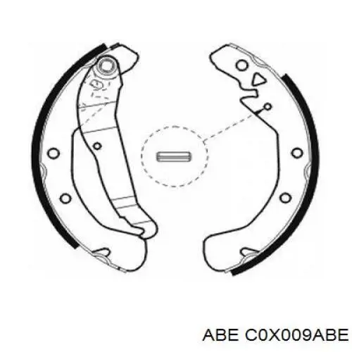 Comprar C0X009ABE ABE Zapatas de freno
