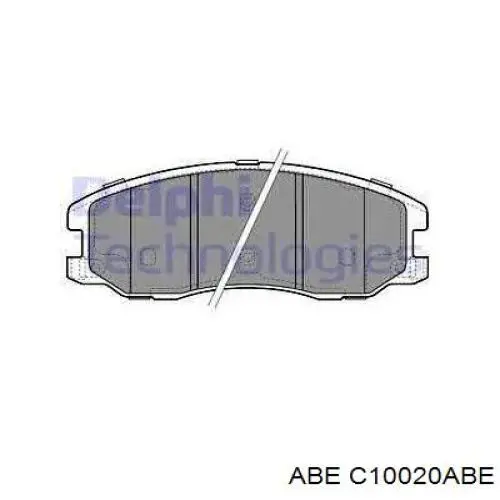 C10020ABE ABE pastillas de freno delanteras