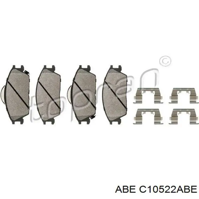 Pastillas freno delanteras ABE C10522ABE precio, desde 20,19 EUR