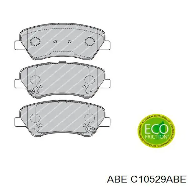 Comprar C10529ABE ABE Pastillas delanteras de freno