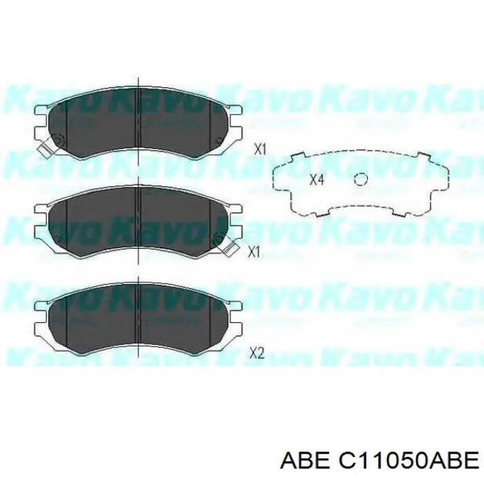 C11050ABE ABE pastillas de freno delanteras