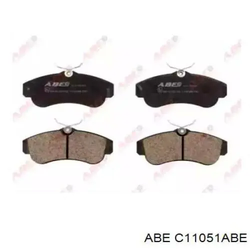 Pastillas de freno delanteras ABE C11051ABE