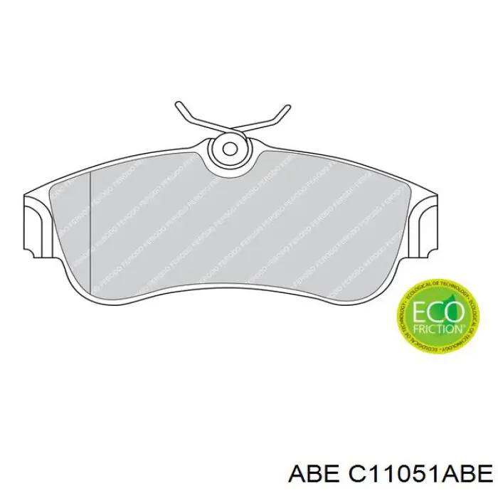 Comprar C11051ABE ABE Pastillas delanteras de freno