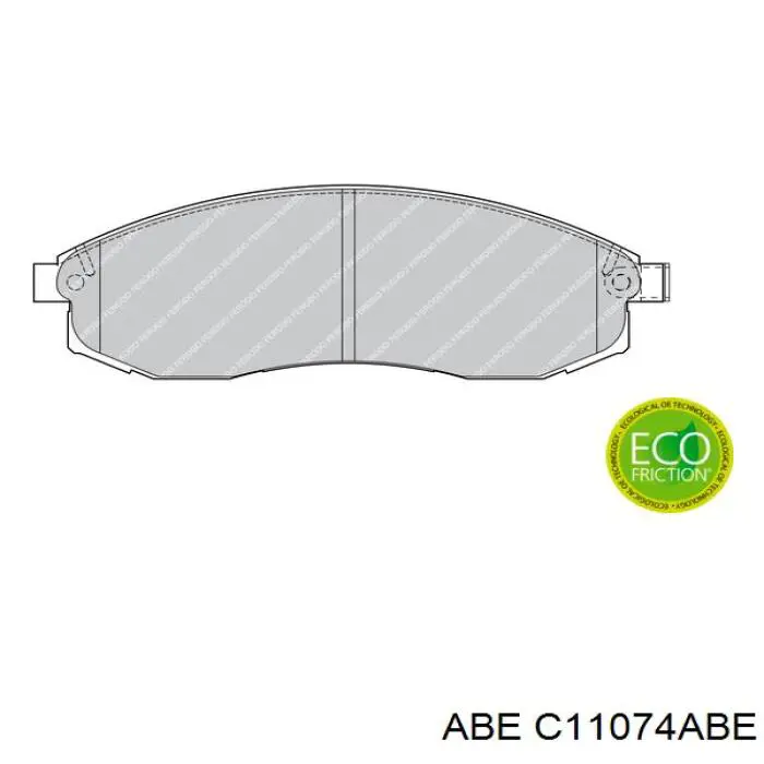 Pastillas freno delanteras ABE C11074ABE precio, desde 20,30 EUR