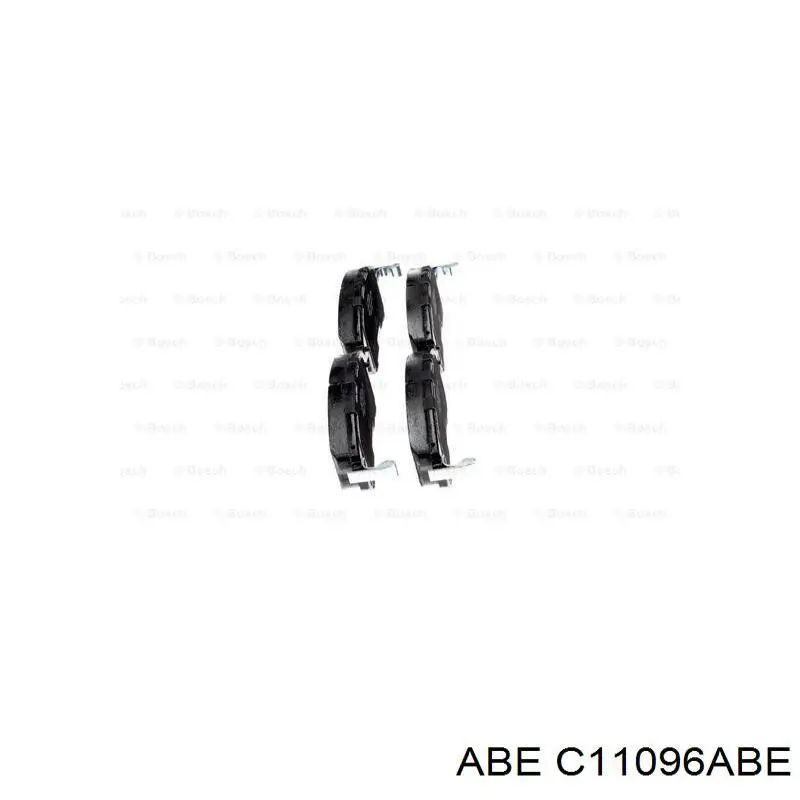 Pastillas de freno delanteras ABE C11096ABE