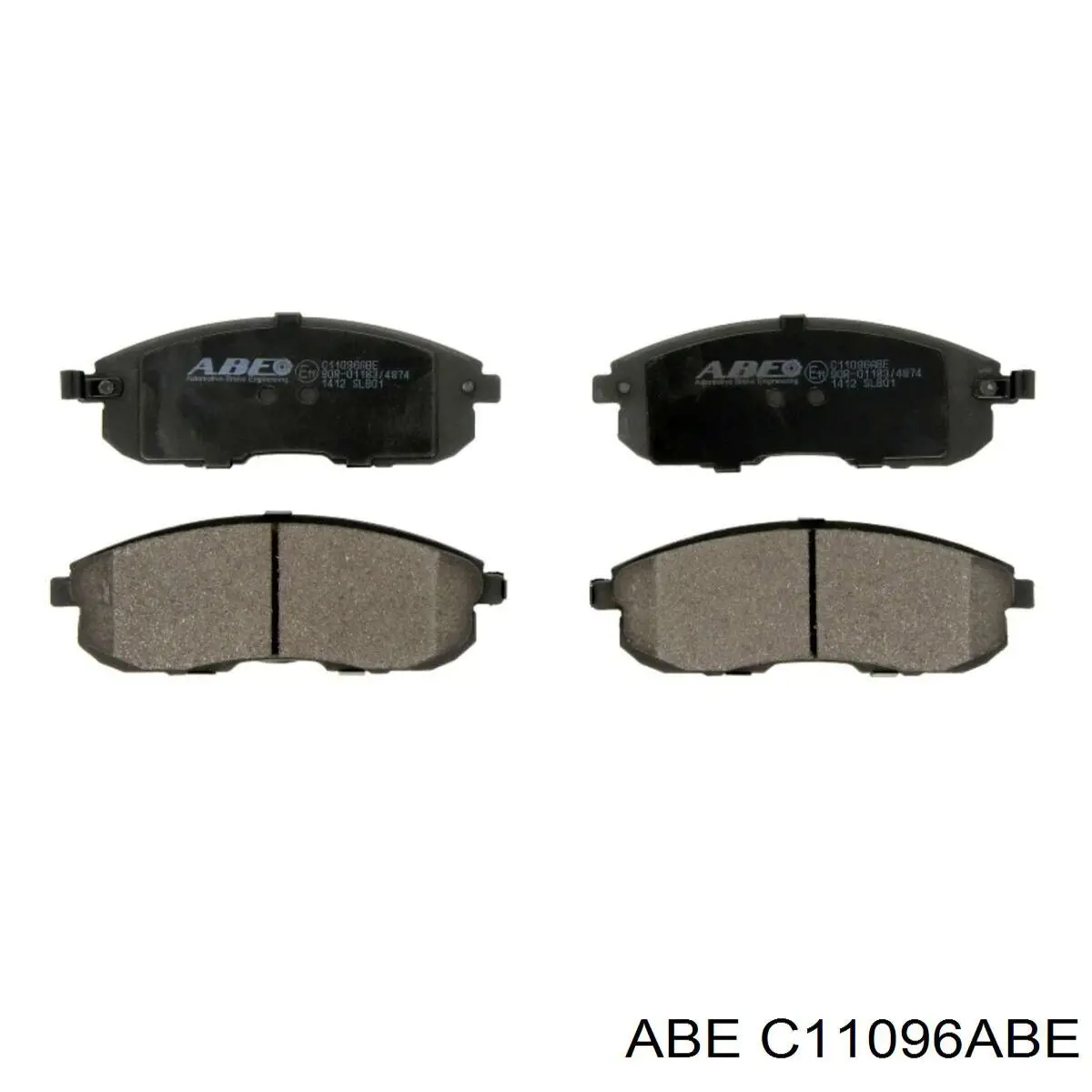C11096ABE ABE Pastillas delanteras