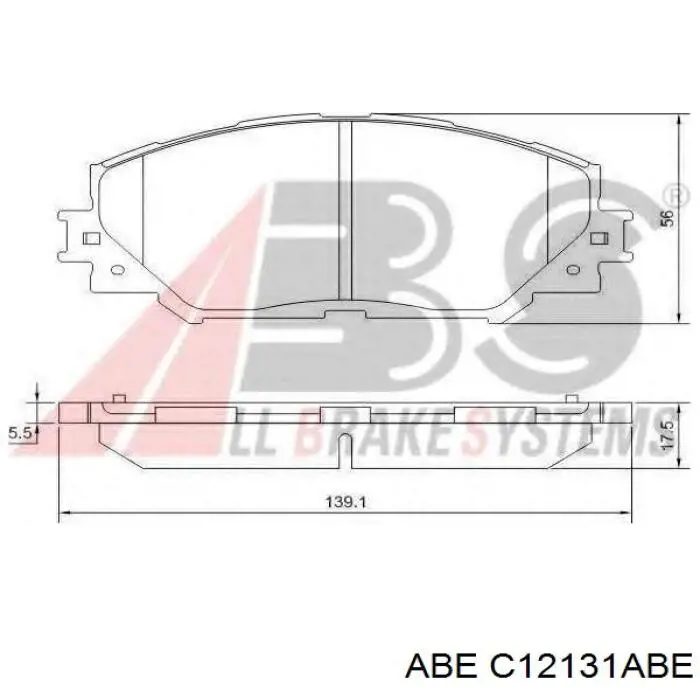 Pastillas de freno delanteras Toyota Corolla E12