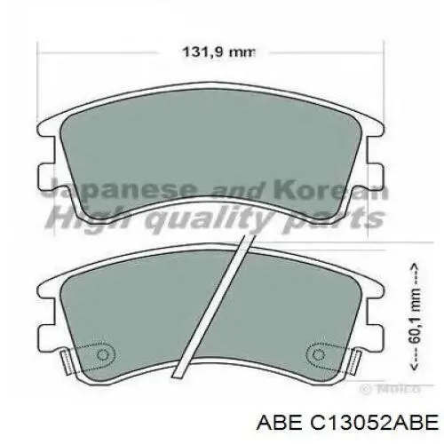 Comprar C13052ABE ABE Pastillas delanteras de freno