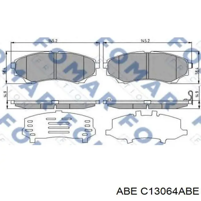 Pastillas freno delanteras ABE C13064ABE precio, desde 23,76 EUR