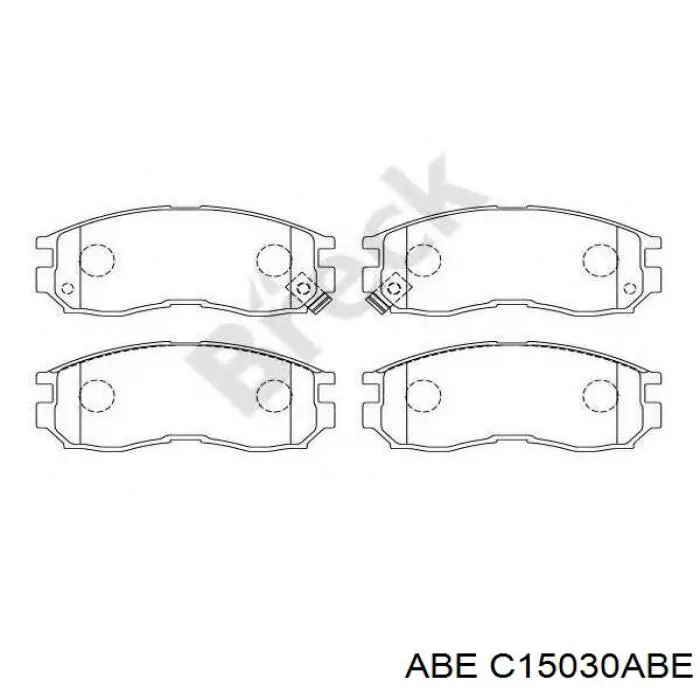 C15030ABE ABE pastillas de freno delanteras