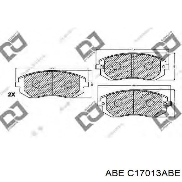 Pastillas de freno delanteras Subaru Impreza 3 GH