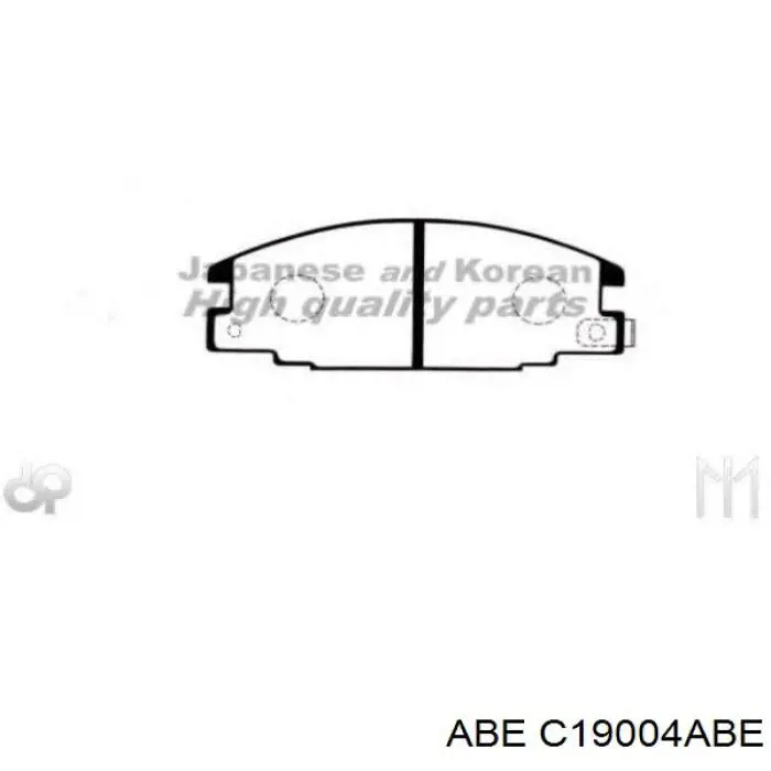 C19004ABE ABE pastillas de freno delanteras