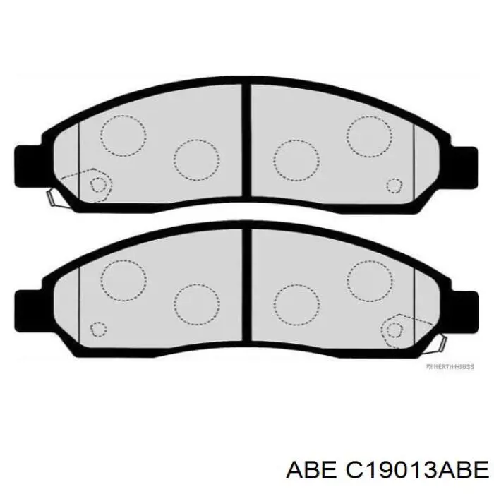 C19013ABE ABE pastillas de freno delanteras