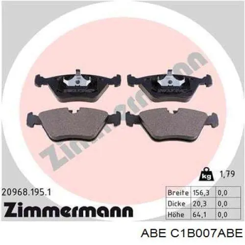 Comprar 193100 BMW Pastillas delanteras de freno