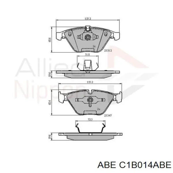 Pastillas de freno delanteras BMW 3 E90