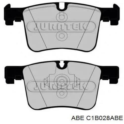 C1B028ABE ABE Pastillas delanteras