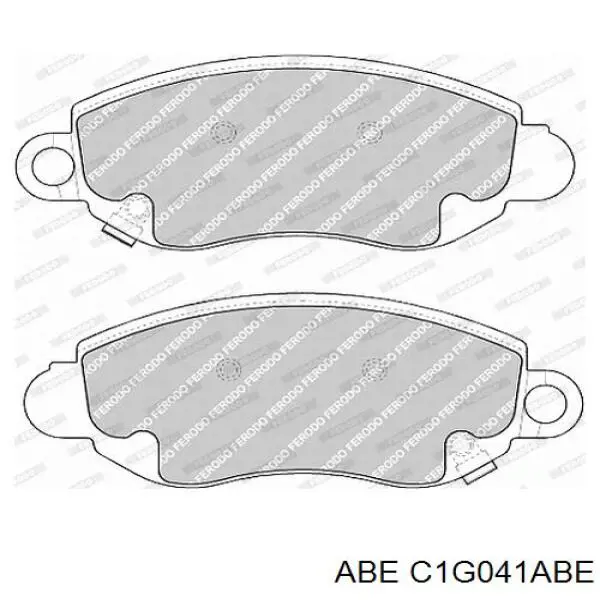Pastillas freno delanteras ABE C1G041ABE precio, desde 32,32 EUR
