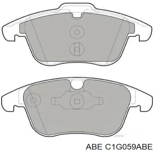 Comprar C1G059ABE ABE Pastillas delanteras de freno