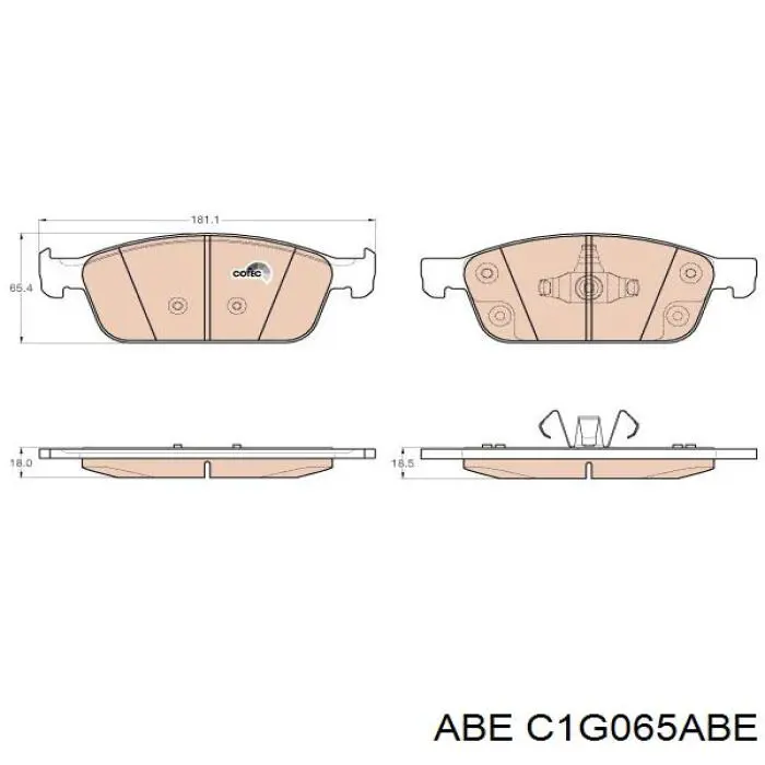 Pastillas de freno delanteras Ford Focus 3 CB8