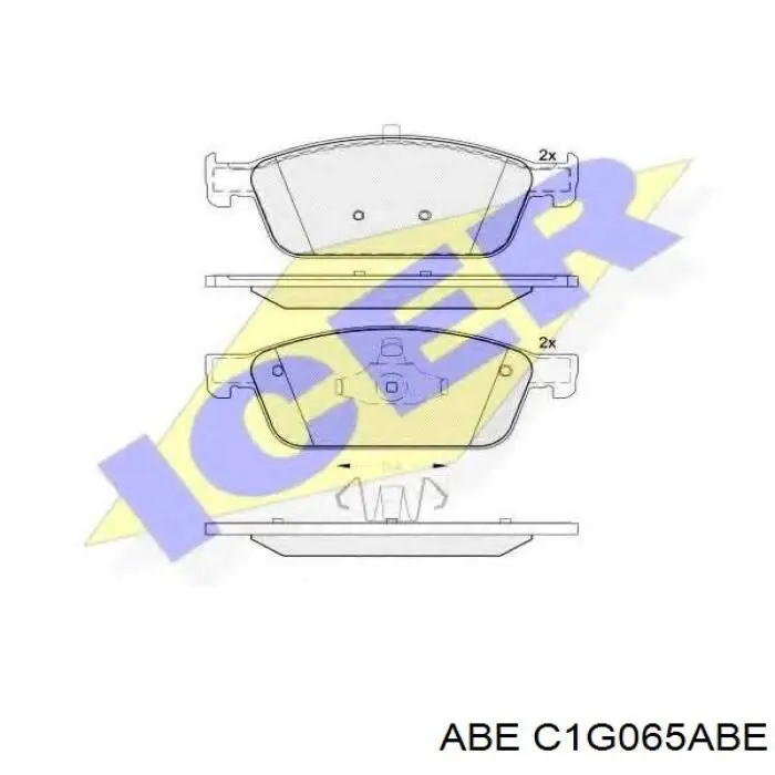 Pastillas de freno delanteras Ford Focus 3 CB8
