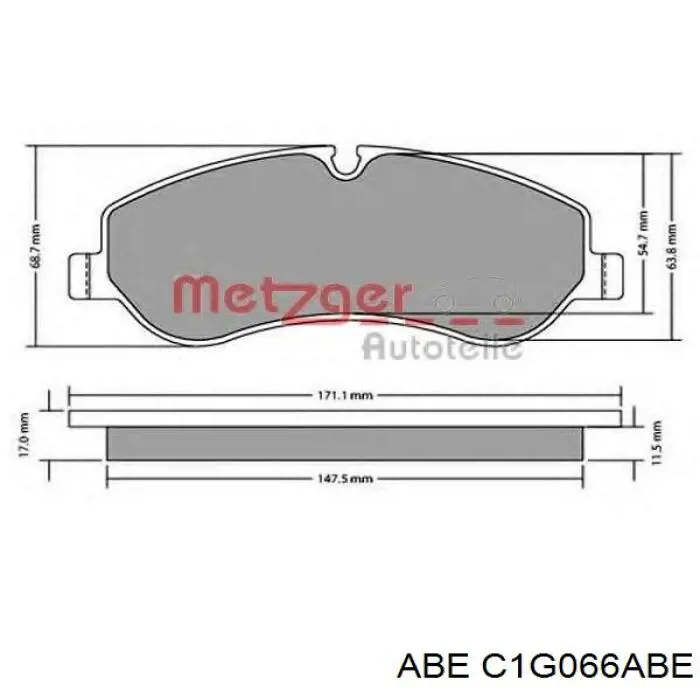 Pastillas freno delanteras ABE C1G066ABE precio, desde 45,65 EUR