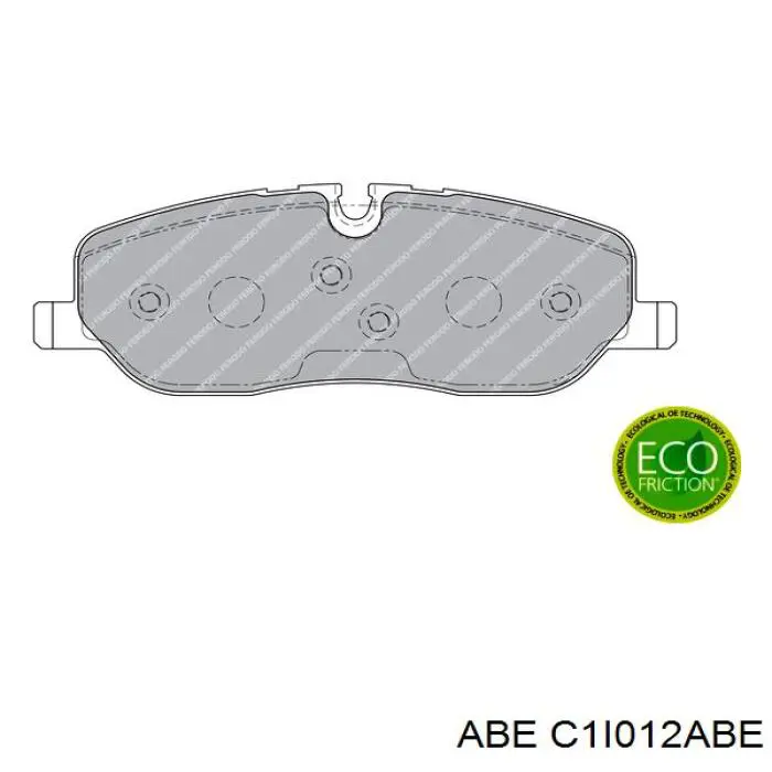 C1I012ABE ABE pastillas de freno delanteras