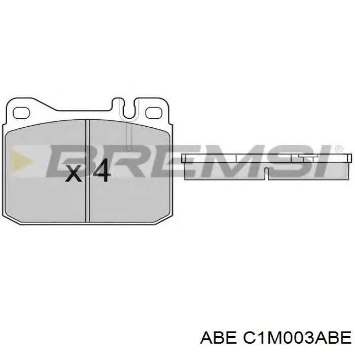 C1M003ABE ABE pastillas de freno delanteras