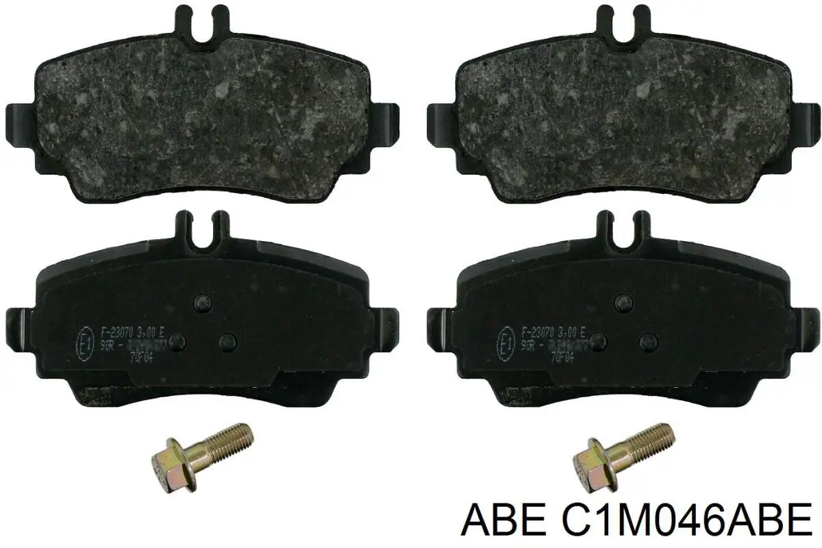 C1M046ABE ABE pastillas de freno delanteras