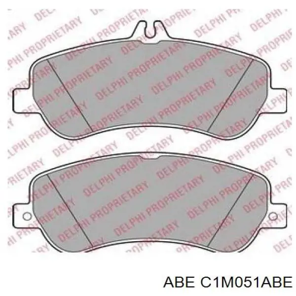 C1M051ABE ABE pastillas de freno delanteras