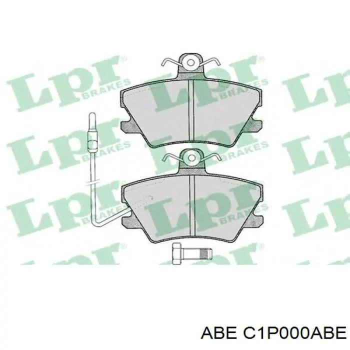 Pastillas de freno delanteras Peugeot 205 2 20A, C