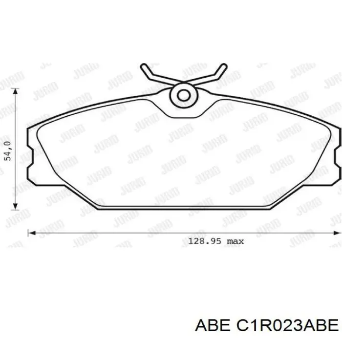 Pastillas de freno delanteras Renault Laguna 1 B56, 556
