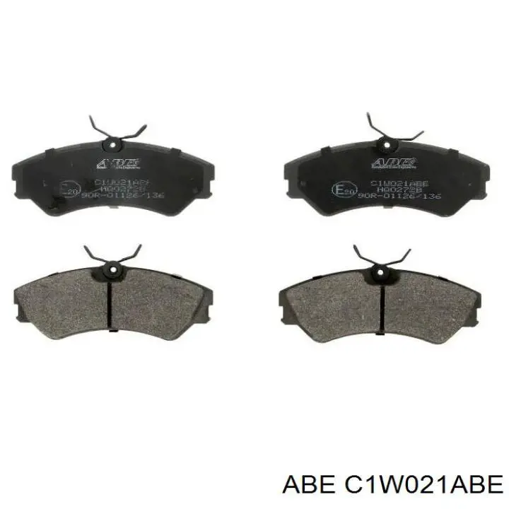 C1W021ABE ABE Pastillas delanteras